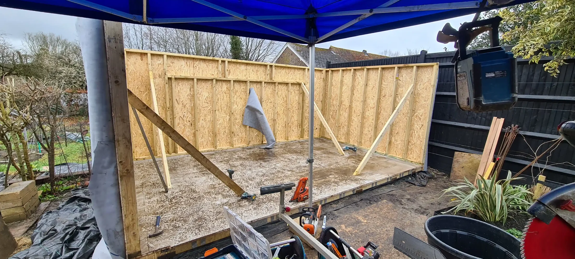 Garden Rooms & Pergolas Before