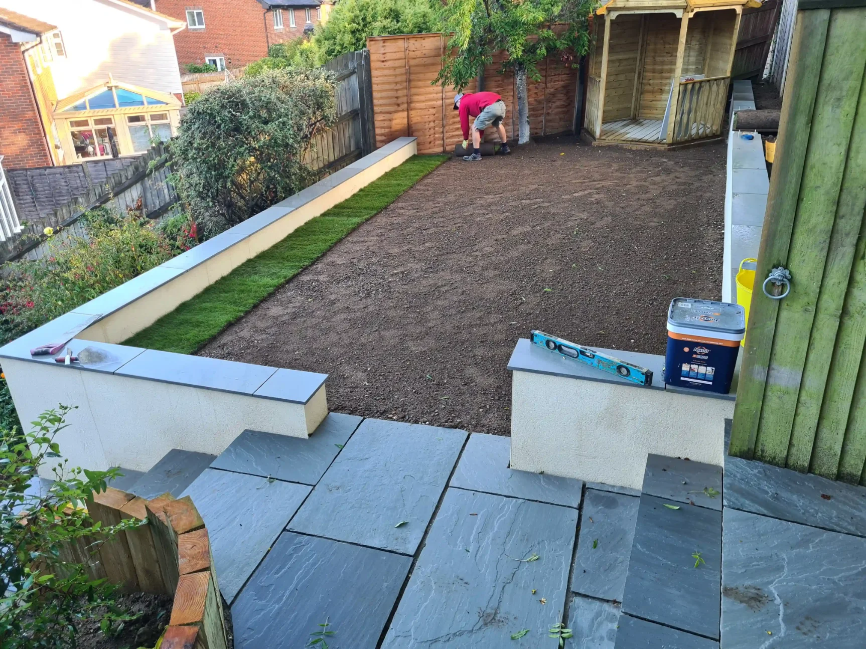 Lawn Installation & Treatments Before