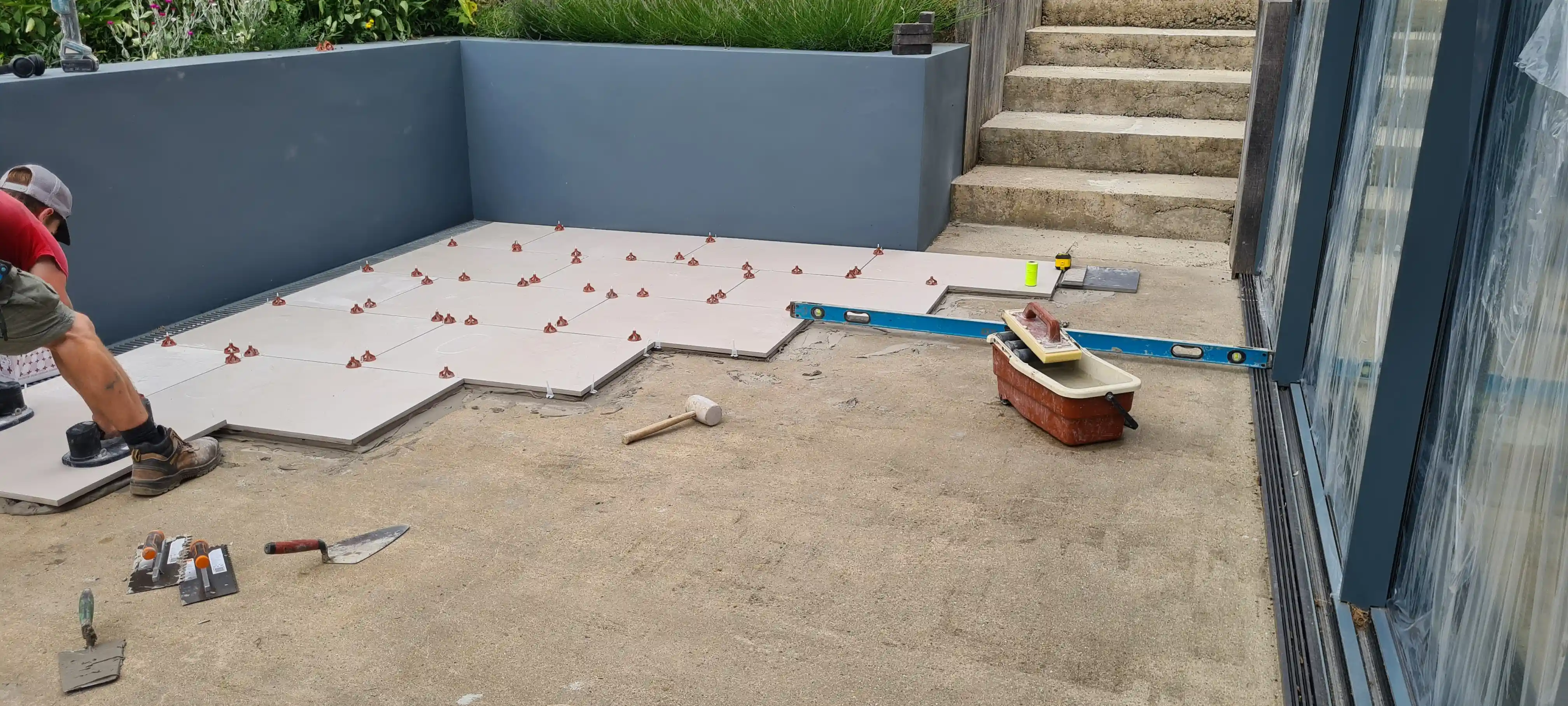 Patios Before